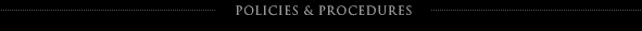 Policies & Procedures