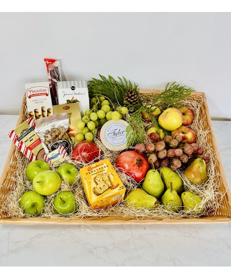 Christmas Fruit and Gourmet Basket