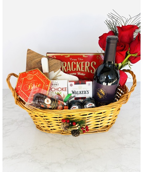 Merry Christmas Gift Basket
