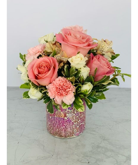 Baby Pink Mosaic