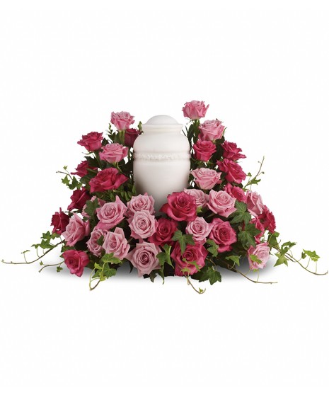 Bed of Pink Roses