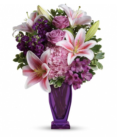 Blushing Violet Bouquet