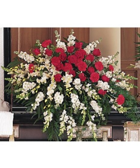 Cherished Moments Casket Spray