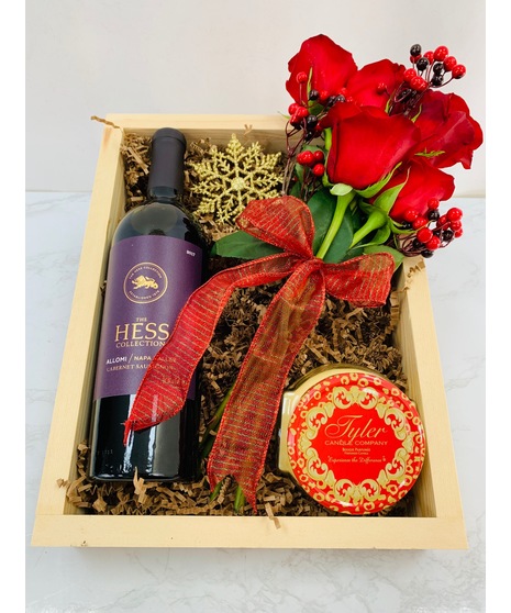 Flowers and sales wine gifts