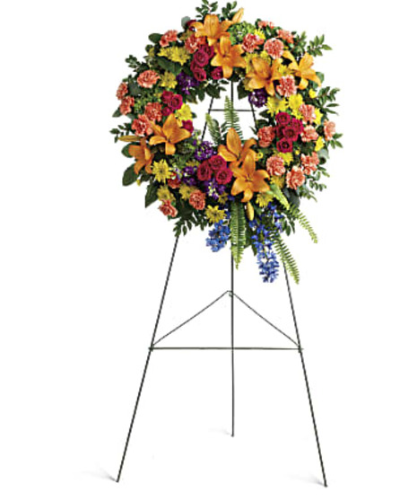Colorful Serenity Wreath