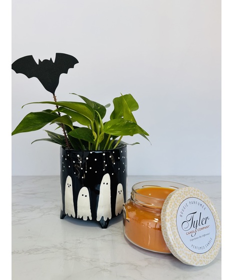 Ghost Planter and Candle
