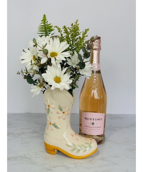 Grace and Grit Cowgirl Boot Bouquet