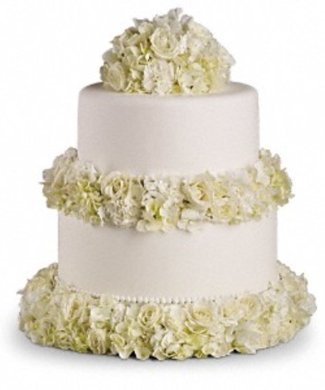 Sweet White Cake Decor