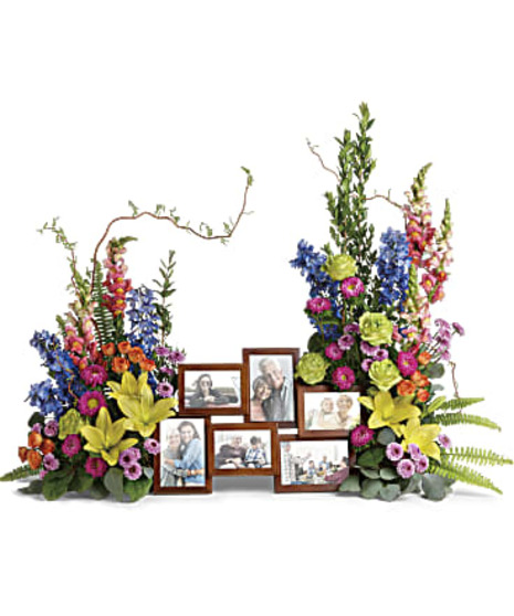 Loving Farewell Photo Tribute Bouquet