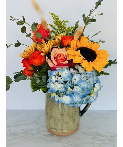 Majestic Meadow Pitcher Bouquet