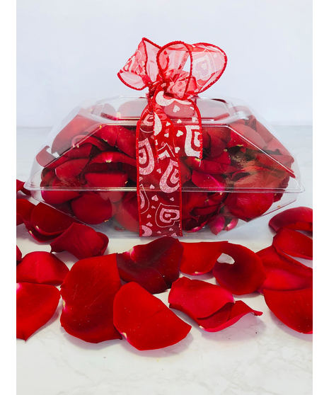 Box of Fresh Rose Petals