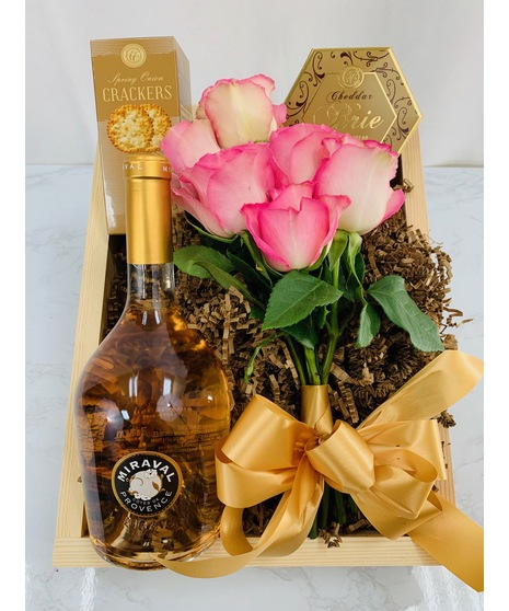 Rosé and Roses Gift Box
