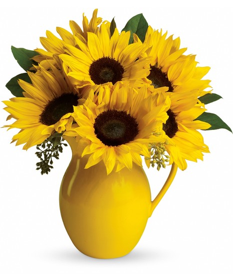 Sunny Sunflower Pitcher