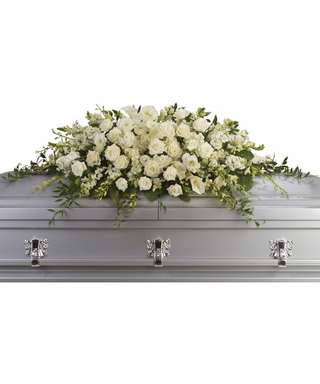 Peace and Purity Casket Spray
