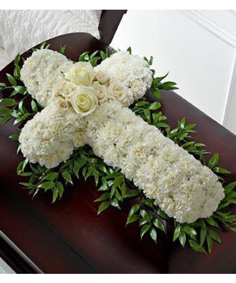 Peaceful Memories Casket Spray